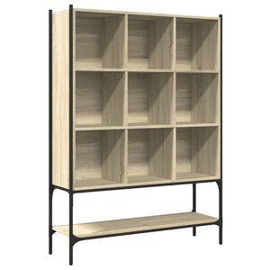 vidaXL Bibliotecă, stejar sonoma, 102x30x141,5 cm, lemn prelucrat