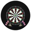 vidaXL Placă de darts profesională din sisal, cu 6 săgeți și bordură