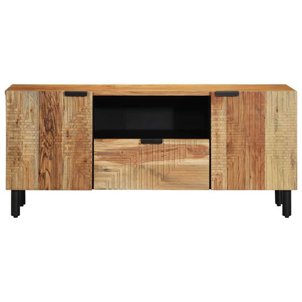 vidaXL Unități TV cu sertar Lemn Solid de Acacia 105 x 33,5 x 46 cm