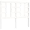 vidaXL Cadru de pat fără saltea, alb, 120x200 cm, lemn masiv pin