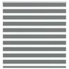 vidaXL Jaluzea tip zebra gri &icirc;nchis lățime țesătură 145,9 cm poliester