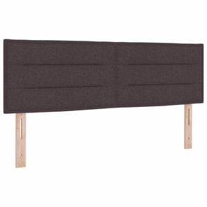 vidaXL Tăblie cap Altele cu headboard Maro &icirc;nchis 140 cm țesătură
