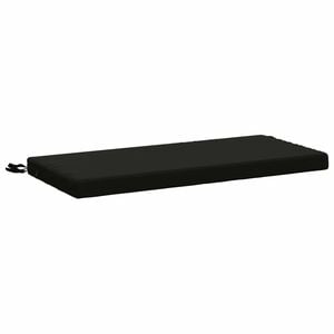 vidaXL Perna pentru bancă SOEST 100% Polyester Negru 60 x 40 x 5 cm