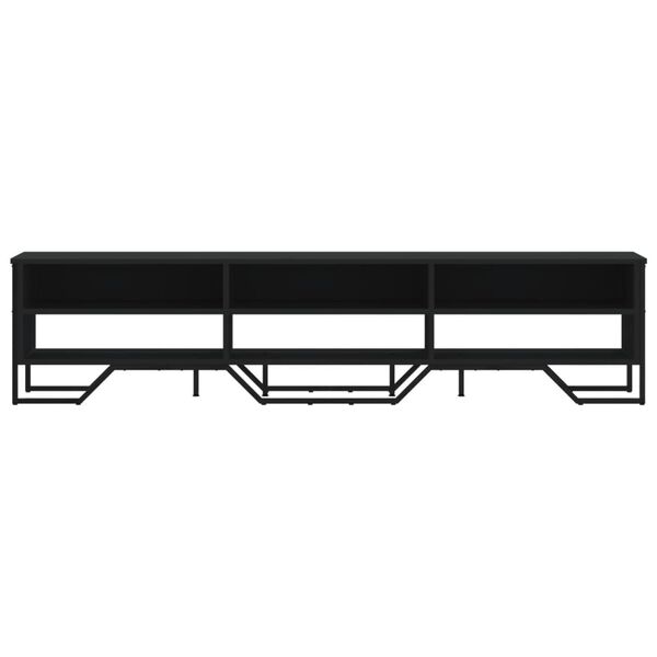 vidaXL Dulap TV, negru, 180x34x41 cm, lemn prelucrat