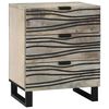vidaXL Dulap de noapte Alb 50 x 33 x 62 cm Lemn prelucrat