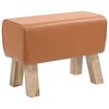 vidaXL bancă 60 x 30 x 45 cm Piele Naturală Maro