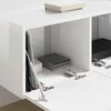 vidaXL Dulap TV de perete 2 pcs Alb Lucios 78,5 x 31 x 29,5 cm