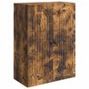 vidaXL Dulap montat pe perete Stejar fumuriu 66 x 34,5 x 90 cm