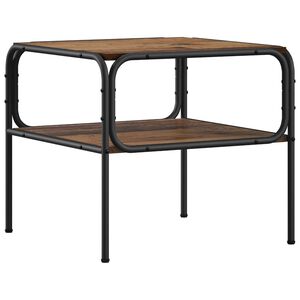 vidaXL Masă laterală Lemn vechi 100 x 50 x 46 cm Lemn prelucrat