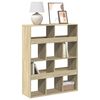 vidaXL Bibliotecă, stejar sonoma, 100x33x125,5 cm, lemn prelucrat
