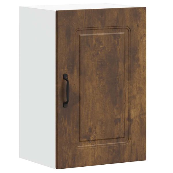 vidaXL Dulap de bucătărie „Kalmar” din lemn de stejar afumat