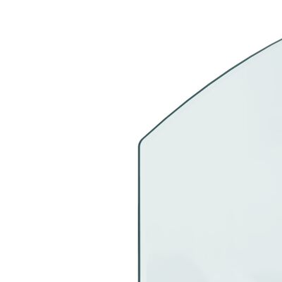 vidaXL Placă de sticlă pentru șemineu, 80x60 cm