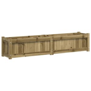 vidaXL Jardinieră de grădină, 150x31x31 cm, lemn de pin tratat