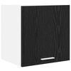 vidaXL Dulap suspendat cu ușă Stejar negru și Alb 40 x 31 x 40 cm