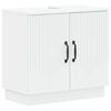 vidaXL Dulap pentru Chiuveta de Baie HOORN Alb 59,5 x 31,5 x 56 cm