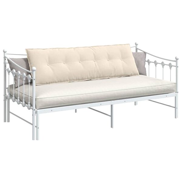 vidaXL Perna pentru spate Bej 160 x 50 cm Țesătură din microfibră