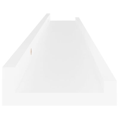 vidaXL Rafturi de perete, 4 buc., alb, 80x9x3 cm