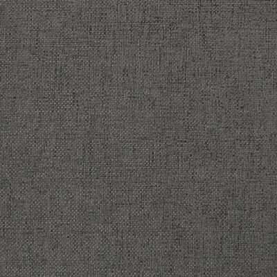 vidaXL Taburet, gri închis, 60x60x36 cm, material textil