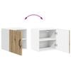 vidaXL Dulap de bucătărie 2 pcs Stejar Artizanal 40 x 31 x 40 cm