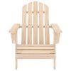 vidaXL Scaun de grădină Adirondack cu masă, lemn masiv de brad