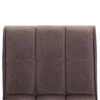 vidaXL Scaune de bar, 2 buc., gri taupe, material textil