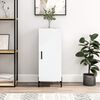 vidaXL Servantă, alb, 34,5x34x90 cm, lemn compozit