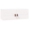 vidaXL Dulap de perete, alb, 80x30x30 cm, lemn masiv de pin