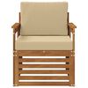 vidaXL Set de canapele de exterior Lemn de acacia solid și poliester