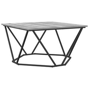 vidaXL Masă de cafea Gri Sonoma 80 x 80 x 45 cm