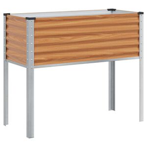 vidaXL Vază pentru Grădină Maro deschis 100 x 45 x 90 cm