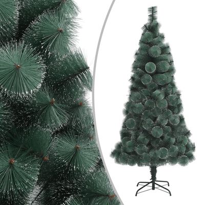 vidaXL Brad de Crăciun artificial cu suport, verde, 180 cm, PET