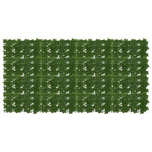 vidaXL Ecran de balcon cu frunze Verde 200 x 100 cm