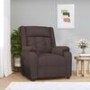 vidaXL Fotoliu recliner Maro &icirc;nchis 82 x 93 x 96 cm țesătură