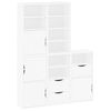 vidaXL Dulapuri laterale 5 buc ODDA alb 40x24x79 cm lemn masiv de pin