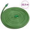 vidaXL Furtun pentru stropit cu 3 tuburi, verde, 22,5 m, PVC