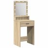 vidaXL Masă de Machiaj Stejar Sonoma 50 x 41 x 135 cm Lemn compozit