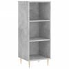 vidaXL Servantă, gri beton, 34,5x32,5x90 cm, lemn prelucrat