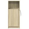 vidaXL Dulap cu LED, stejar sonoma, 42,5x34x100 cm, lemn prelucrat