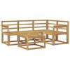 vidaXL Set de canapele de exterior 5 pcs Alb 59 x 59 x 37 cm