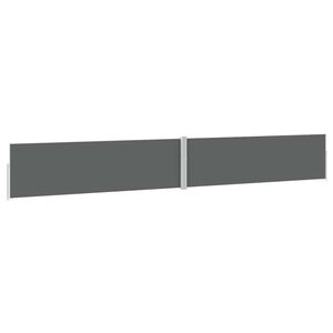 vidaXL Copertină laterală retractabilă de terasă antracit 170x1200 cm