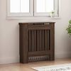 vidaXL Capac pentru radiator Stejar &icirc;nchis 78 x 19 x 81,5 cm