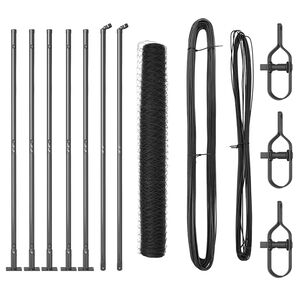 vidaXL St&acirc;lp de gard. Gri