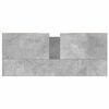 vidaXL Dulap pentru baie, gri beton, 80x33x60 cm, lemn compozit