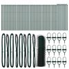 vidaXL Fixare pentru gard hexagonal 100 x 0,5 m Oțel cu strat de PVC