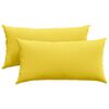 vidaXL Perne pentru canapea 2 buc. țesătură Galben Deschis 80 x 40 cm