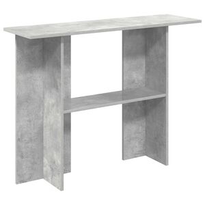 vidaXL Masă de consolă Gri Beton 100 x 30 x 75 cm Lemn prelucrat