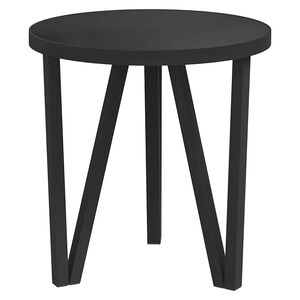 vidaXL Masă de ceai, negru, &Oslash;35 cm, MDF