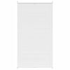 Jaluzea plisse, alb, 100x200 cm, pliuri