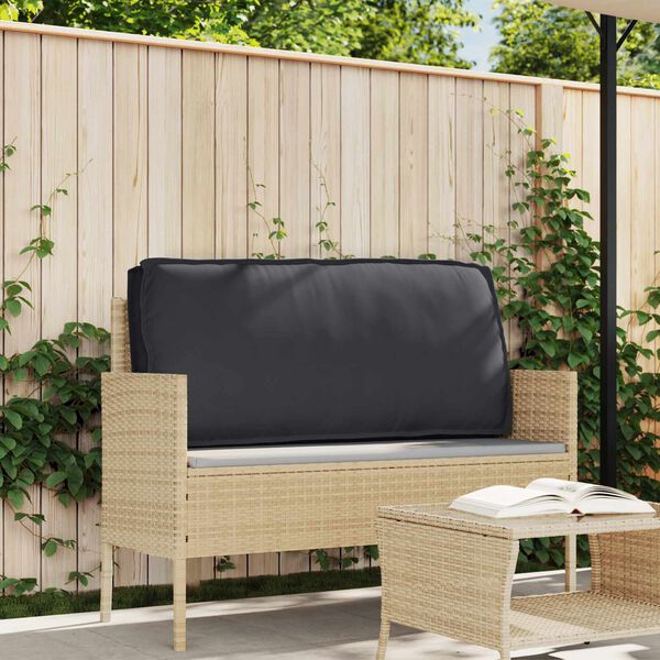 vidaXL Pernă Negru 120 x 60 x 12 cm Material Oxford