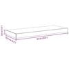 vidaXL Rafturi de perete suspendate, 2 buc., stejar 60x23,5x3,8 cm MDF